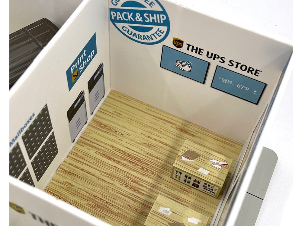 The UPS Store Diorama "Mechanic's Corner" for 1/64 Scale Models by Greenlight - image 5