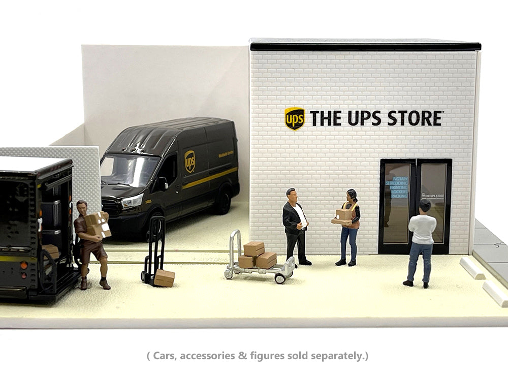 The UPS Store Diorama "Mechanic's Corner" for 1/64 Scale Models by Greenlight - image 4