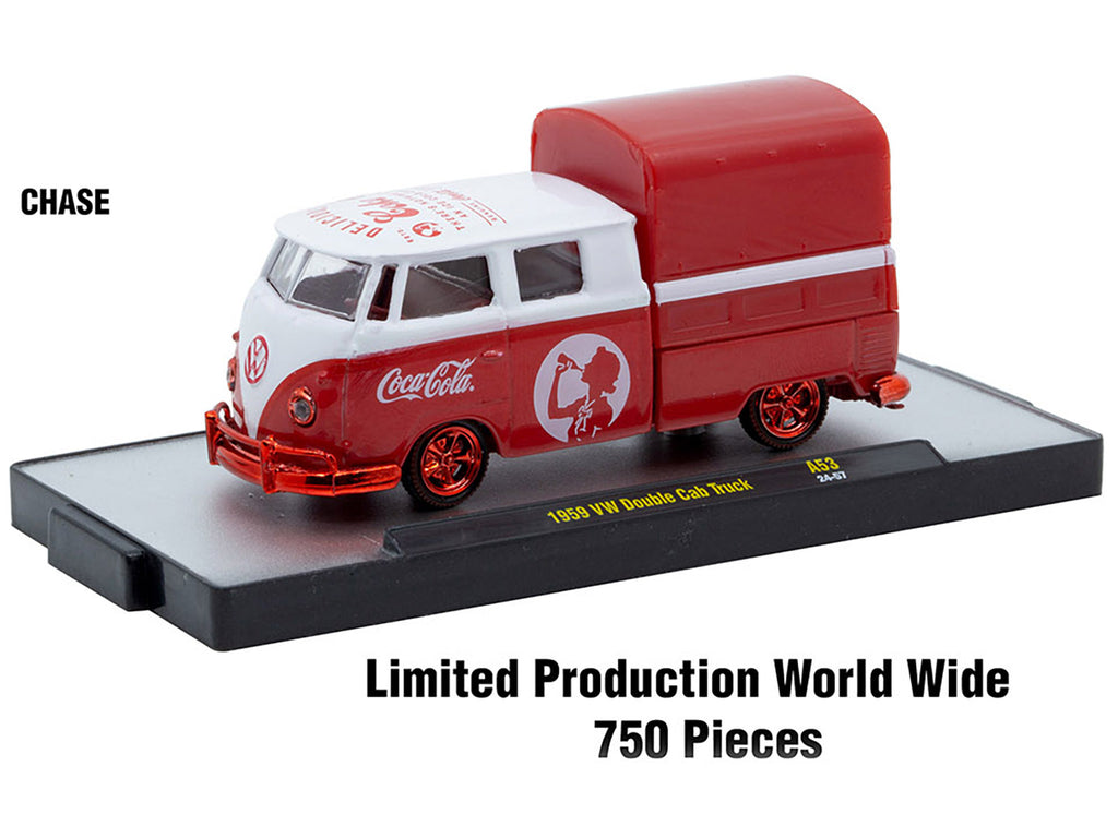 "Coca-Cola" Set of 3 pieces Release 53 Limited Edition to 10000 pieces Worldwide 1/64 Diecast Model Cars by M2 Machines - image 3