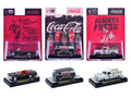 "Coca-Cola" Set of 3 pieces Release 65 Limited Edition to 4800 pieces Worldwide 1/64 Diecast Models by M2 Machines