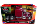 Peterbilt 379 Truck Tractor Burgundy Metallic "Long Haul Trucker" Series 1/32  Diecast Model by New Ray