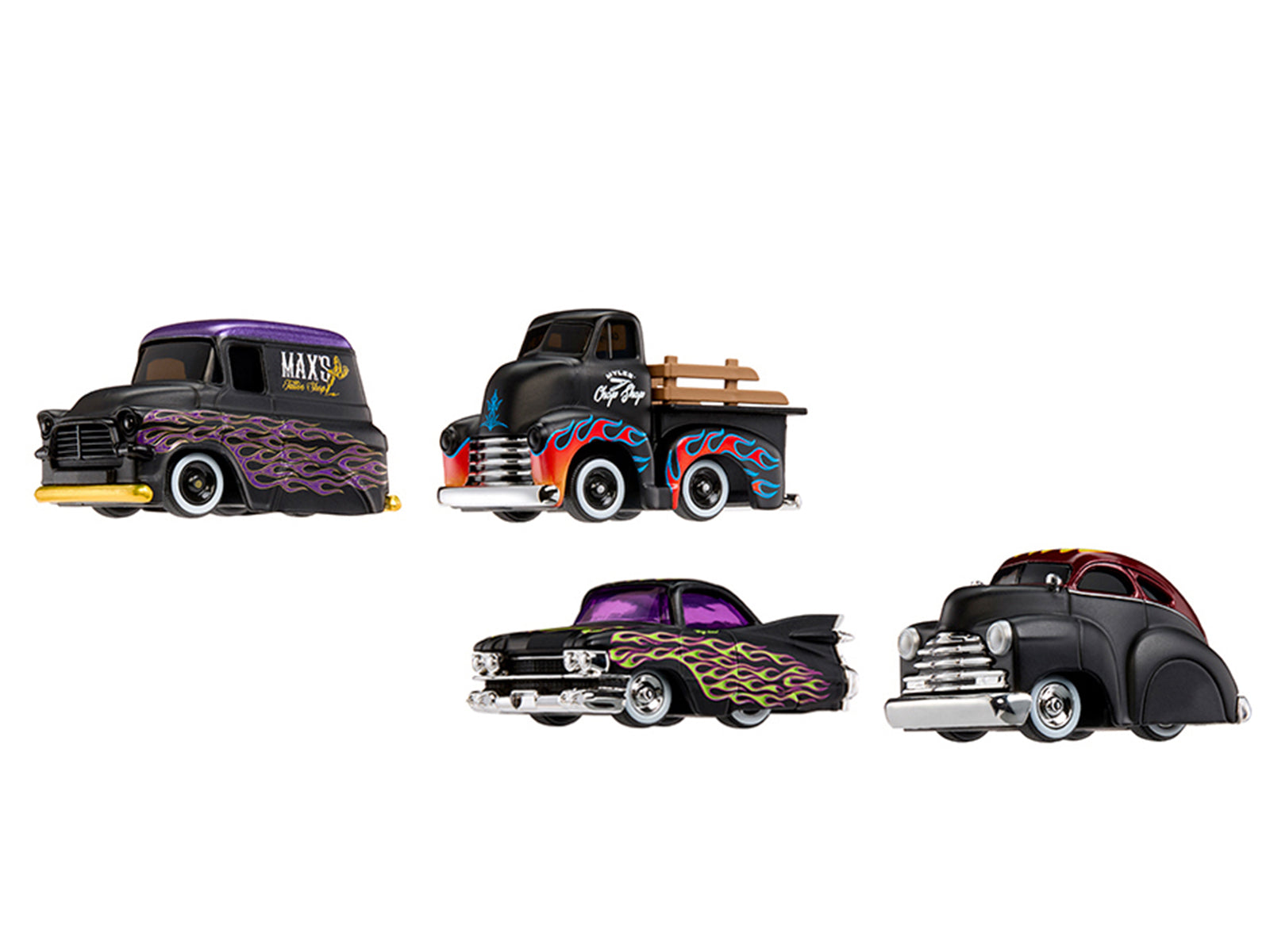 "Dead Sleds" Double Pack Series 7 Set of 4 Cars Diecast Model Cars by CarTuned - image 2