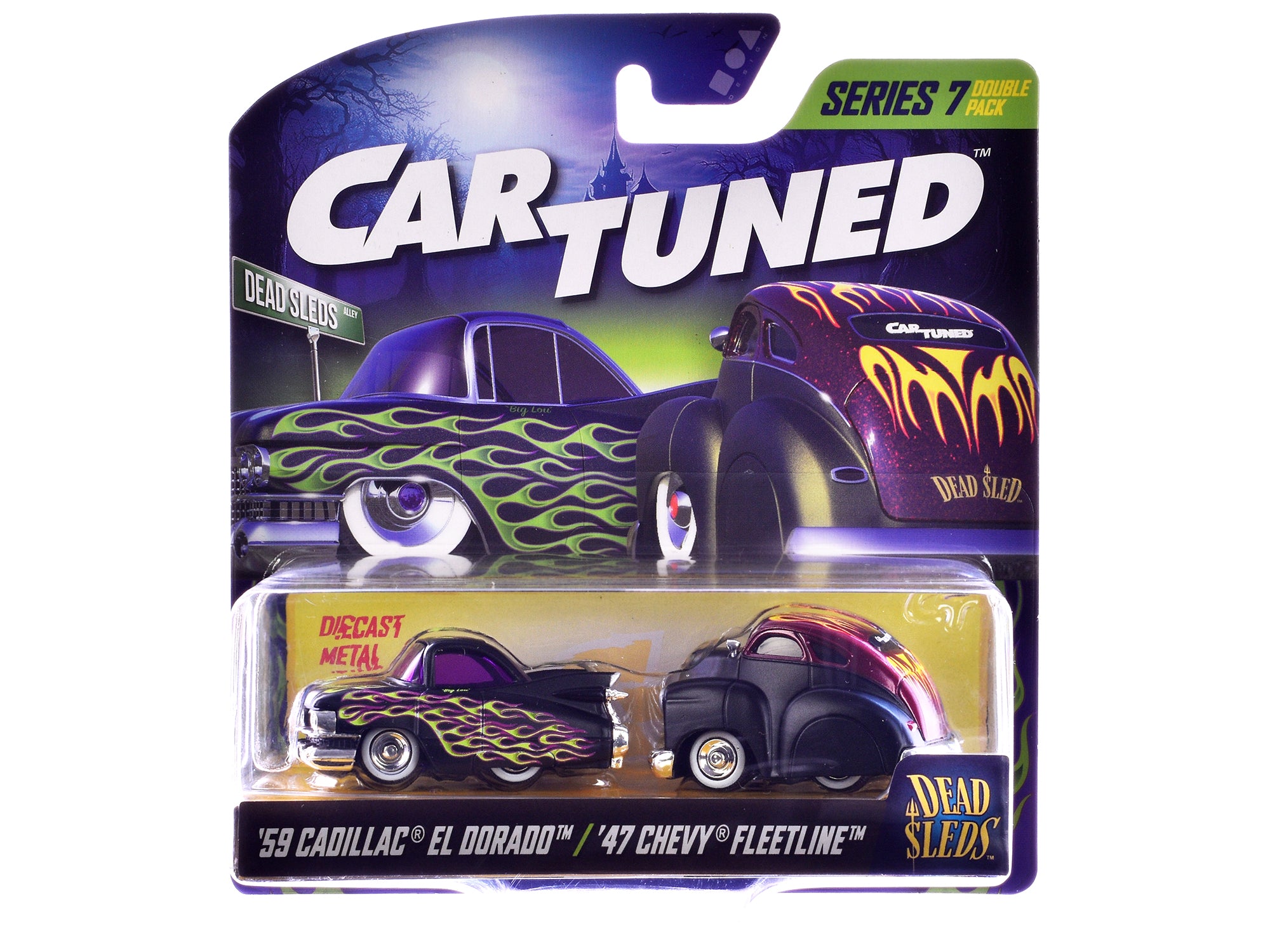 "Dead Sleds" Double Pack Series 7 Set of 4 Cars Diecast Model Cars by CarTuned - image 3