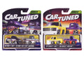 "Just Truck'n" Double Pack Series 9 Set of 4 Cars Diecast Model Cars by CarTuned