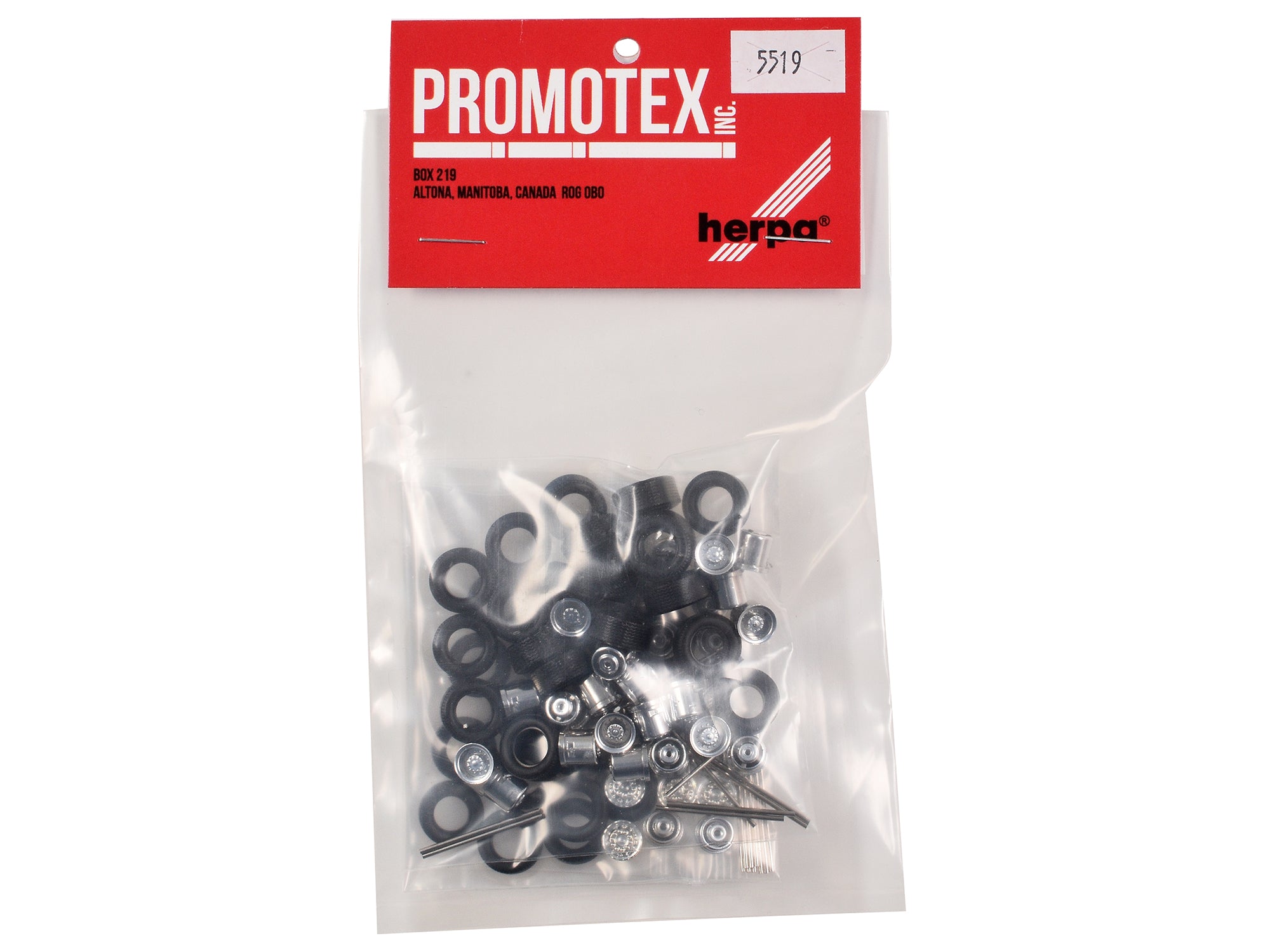Super Singles with Fronts Sets of Wheels (10 Sets) 1/87 (HO) Plastic Model by Promotex - image 3