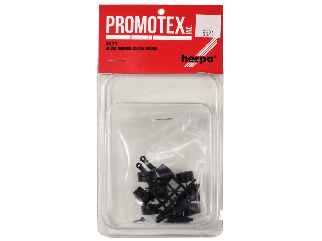 Lowboy Single Axle Booster with Integrated Rear Axle and Fenders (2 Sets) 1/87 (HO) Plastic Model by Promotex - image 3