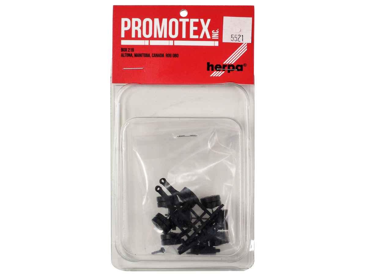 Lowboy Single Axle Booster with Integrated Rear Axle and Fenders (2 Sets) 1/87 (HO) Plastic Model by Promotex - image 3