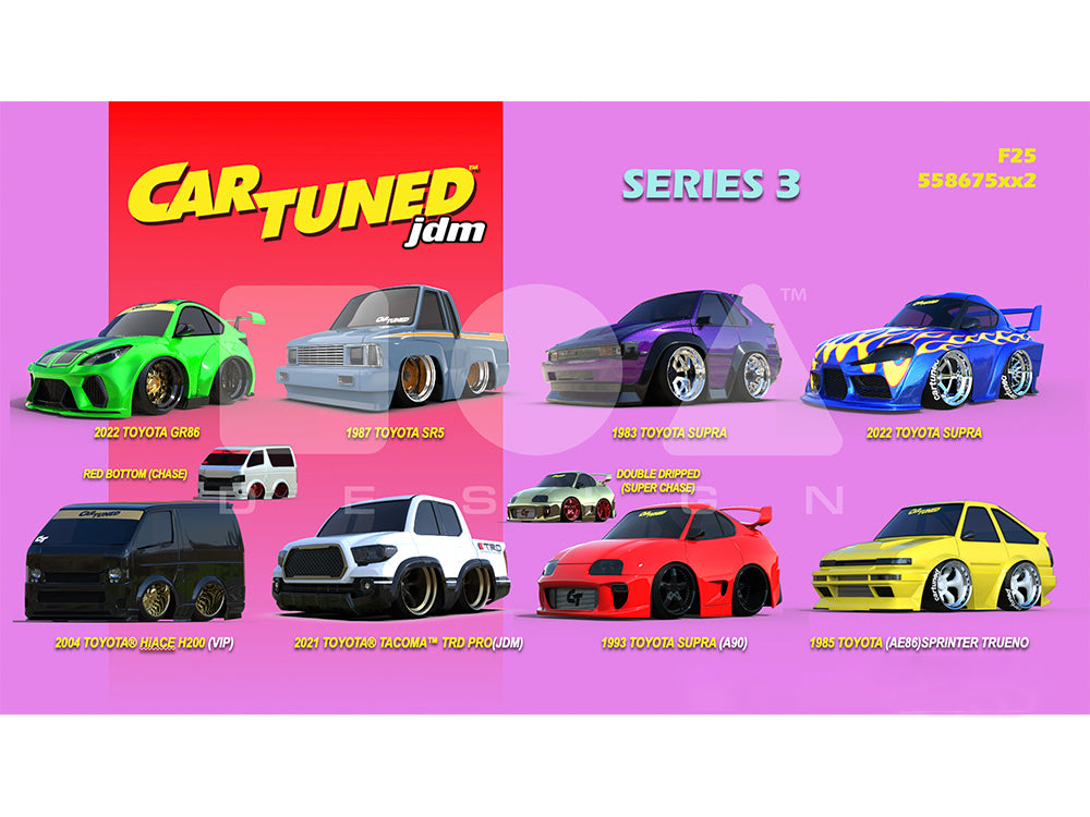 JDM Tuners Series 3 Set of 8 Pieces Diecast Model Cars by CarTuned - image 2