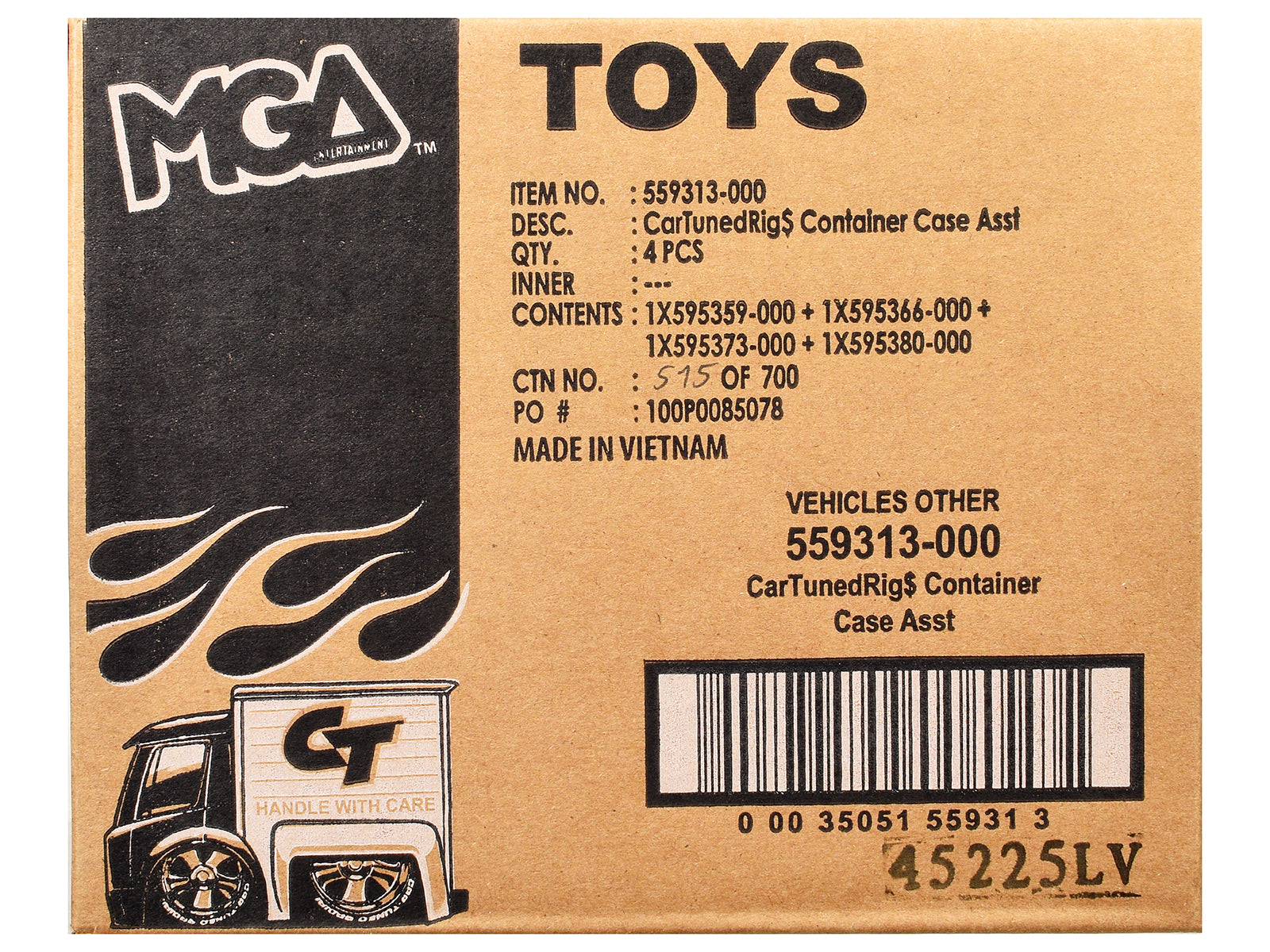 "Rigs" Container Case Series 1 Set of 4 Pieces Diecast Model Cars by CarTuned - image 4