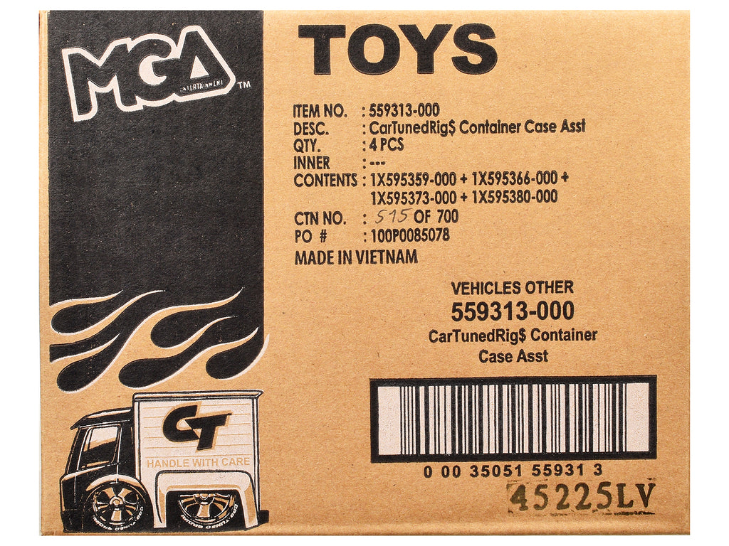 "Rigs" Container Case Series 1 Set of 4 Pieces Diecast Model Cars by CarTuned - image 4
