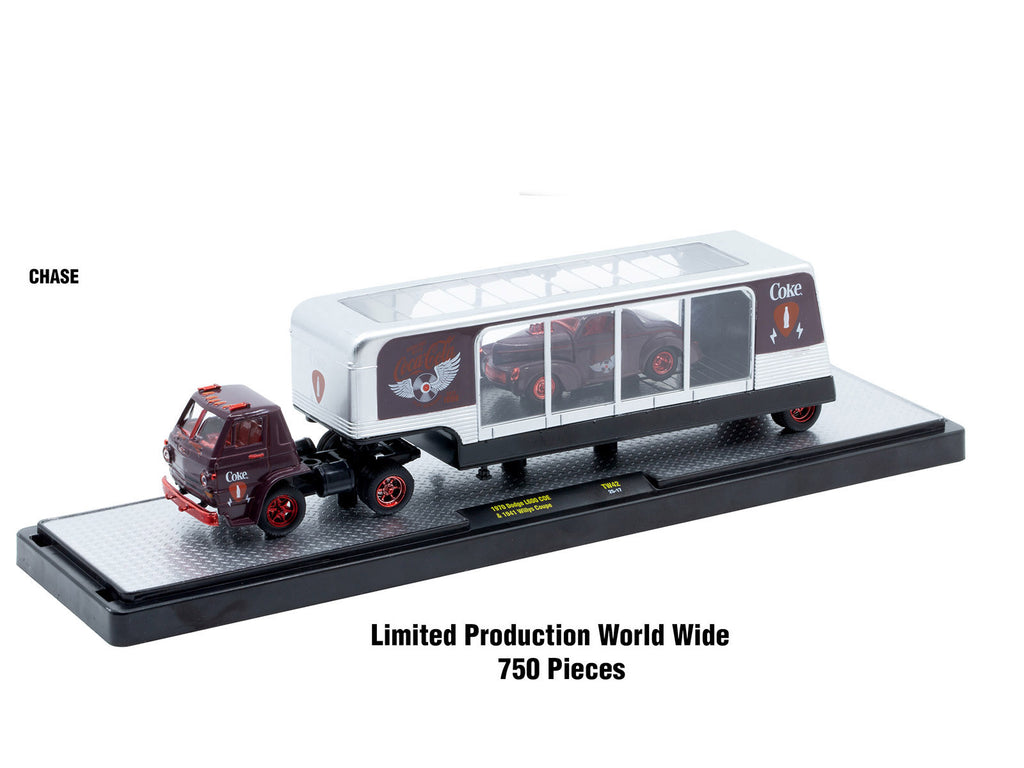 Auto Haulers "Coca-Cola" Set of 3 pieces Release 42 Limited Edition to 8200 pieces Worldwide 1/64 Diecast Models by M2 Machines - image 4
