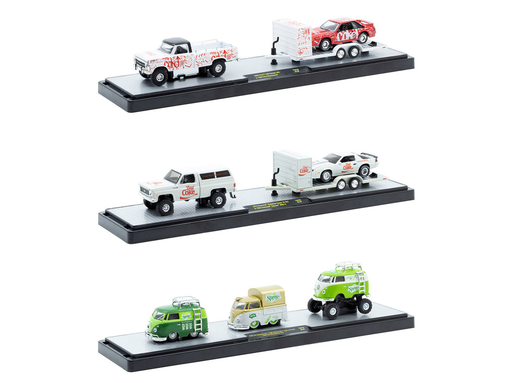 Auto Haulers "Soda" Set of 3 pieces Release 39 Limited Edition to 8000 pieces Worldwide 1/64 Diecast Models by M2 Machines - image 2