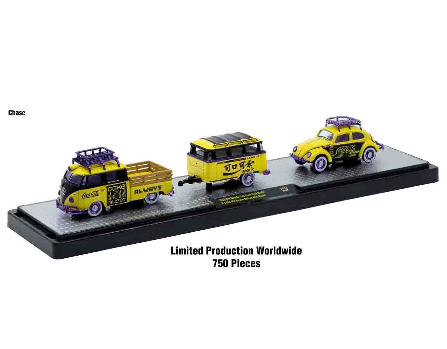 Auto Haulers "Coca-Cola" Set of 3 pieces Release 43 Limited Edition to 6200 pieces Worldwide 1/64 Diecast Models by M2 Machines - image 5