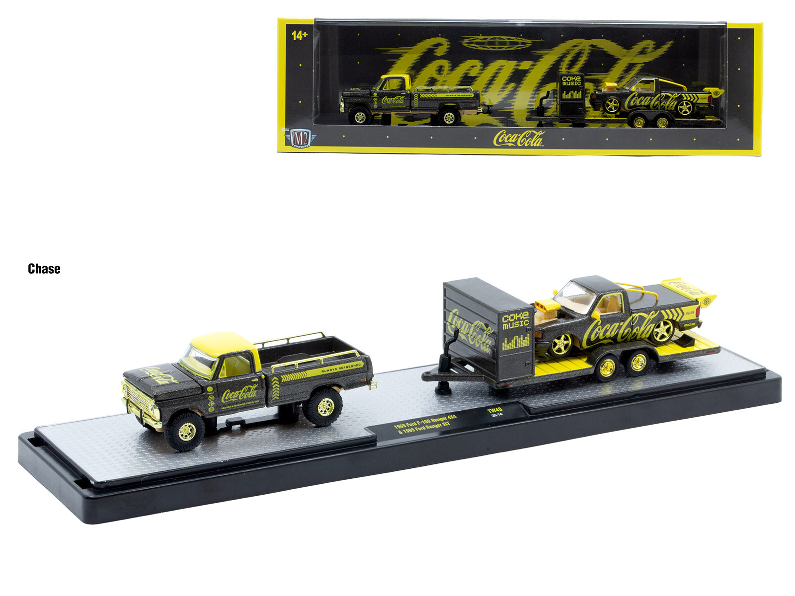 Auto Haulers "Coca-Cola" Set of 3 pieces Release 48 Limited Edition to 4800 pieces Worldwide 1/64 Diecast Models by M2 Machines - image 4