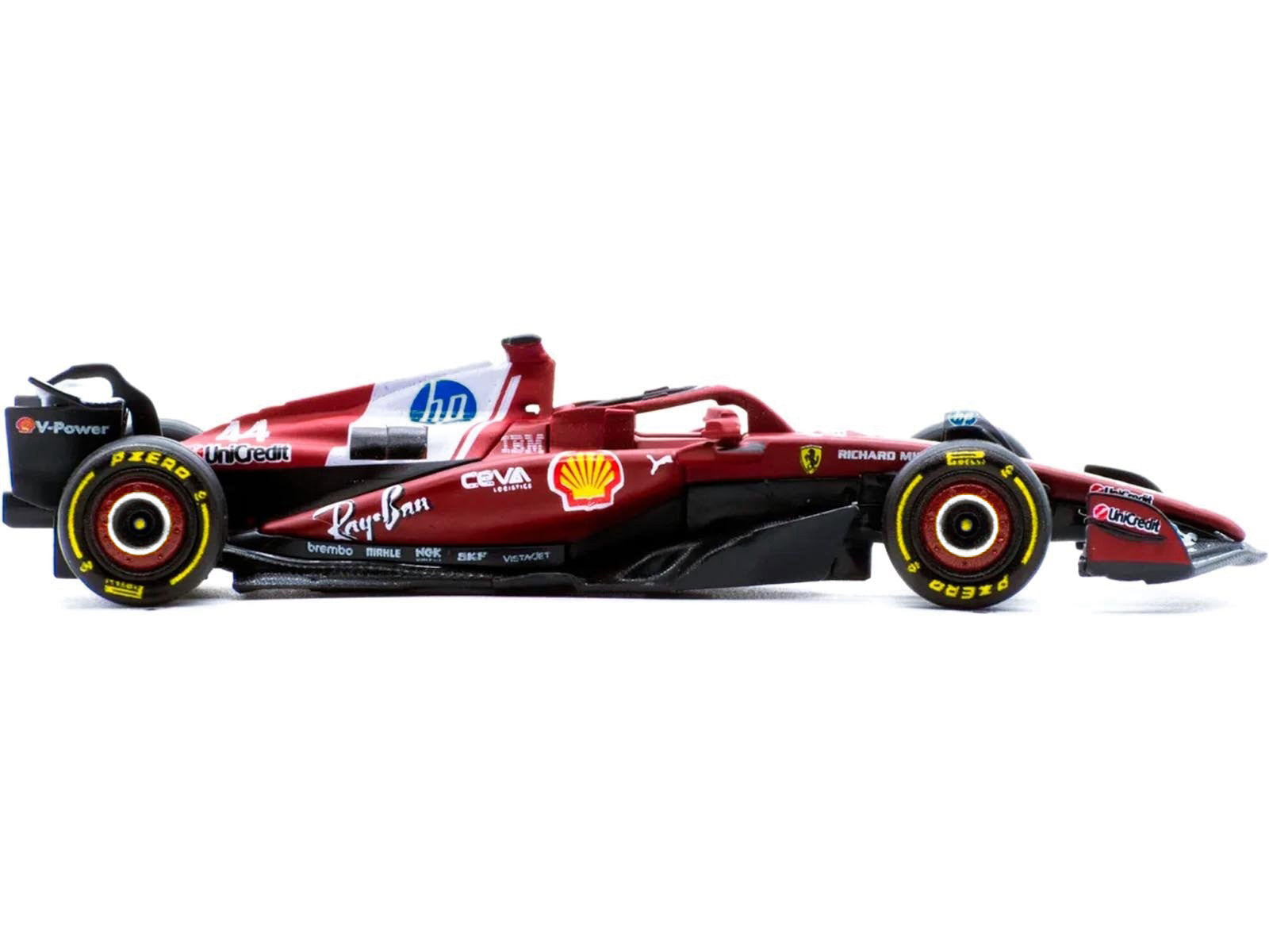 Ferrari SF-25 #44 Lewis Hamilton Formula One F1 World Championship (2025) "Formula Racing" Series 1/64 Diecast Model Car by Bburago