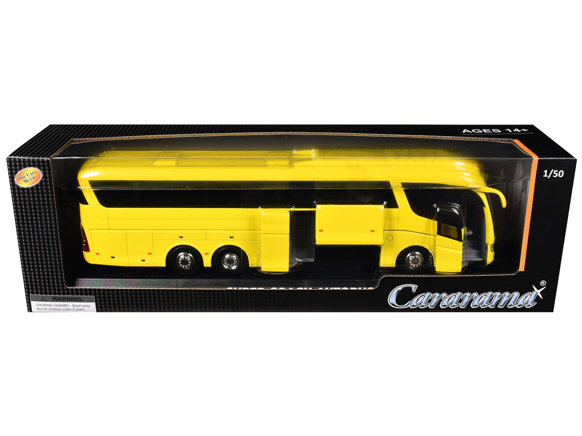 Super Coach Autobus Yellow 1/50 Diecast Model by Cararama - image 3