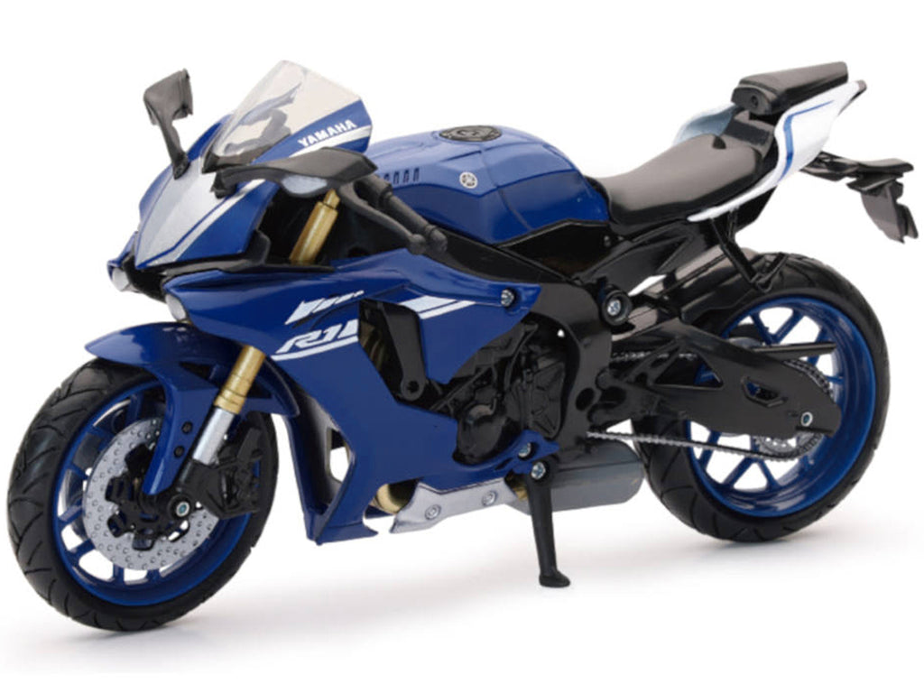 Yamaha YZF-R1 Motorcycle Blue 1/12 Diecast Model by New Ray - image 2