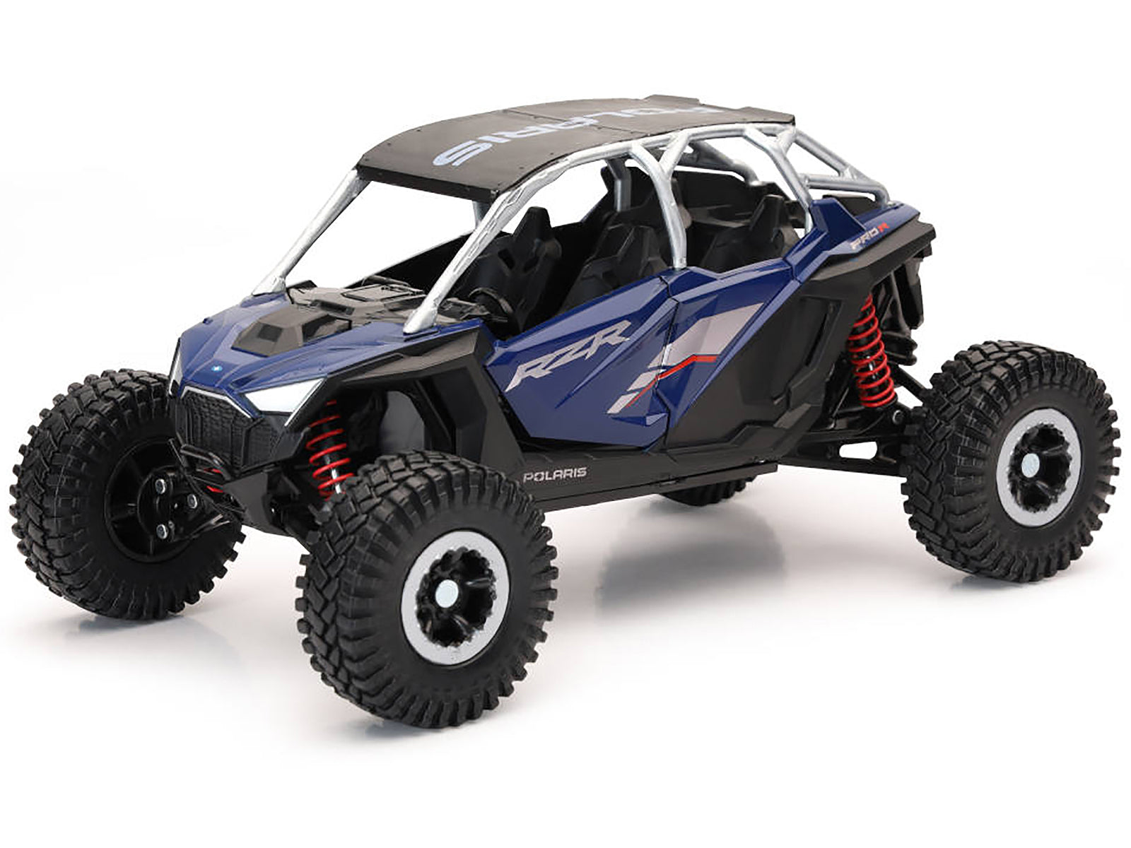 Polaris RZR Pro R UTV Blue with Black Top "Xtreme Off-Road" Series 1/18 Diecast Model by New Ray - image 2