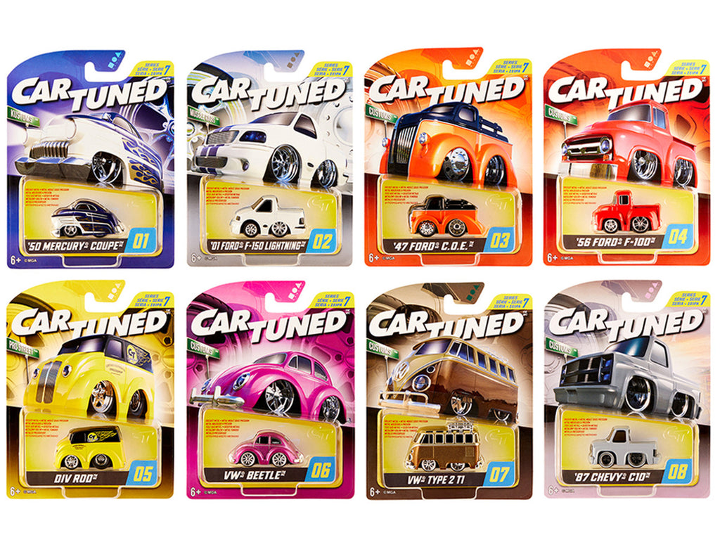 Hobby/Alt 2026 Series 7 Set of 8 Pieces Diecast Model Cars by CarTuned - packaged assortment