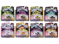 "Lowriders Show Glow" Series 2 Set of 8 Pieces Diecast Model Cars by CarTuned