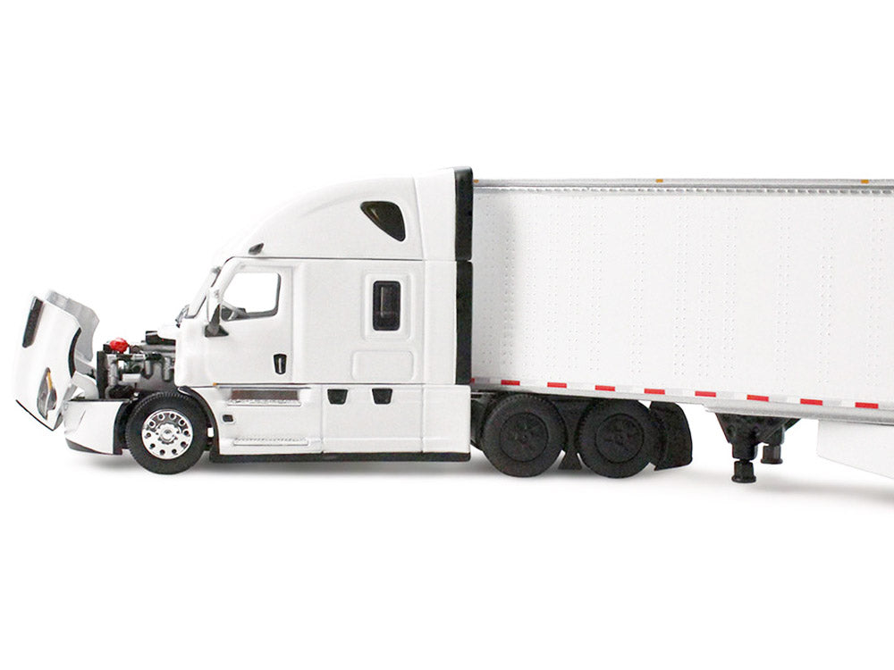 Freightliner Fifth Generation Cascadia Raised Roof Sleeper & 53' Utility Trailer with Skirts White 1/64 Diecast Model by DCP/First Gear - image 3