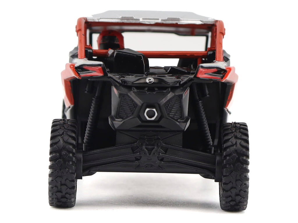 Can-Am Maverick X3 X RS Turbo RR Chalk Gray and Magma Red with Driver Figure 1/32 Diecast Model by BRP Models - image 5