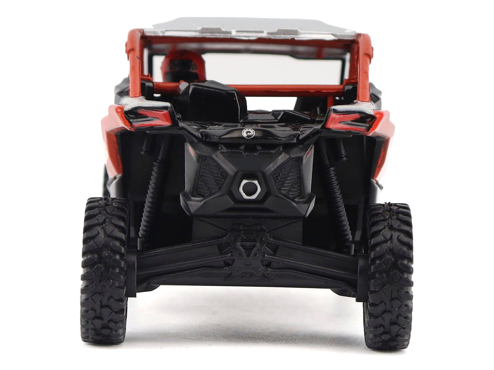 Can-Am Maverick X3 X RS Turbo RR Chalk Gray and Magma Red with Driver Figure 1/32 Diecast Model by BRP Models - image 5
