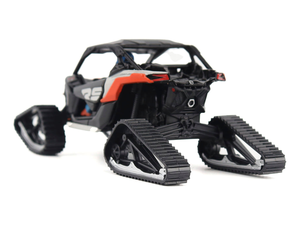 Can-Am Maverick X3 X RS Turbo RR Winter Version Chalk Gray and Magma Red with Driver Figure 1/32 Diecast Model by BRP Models - image 4