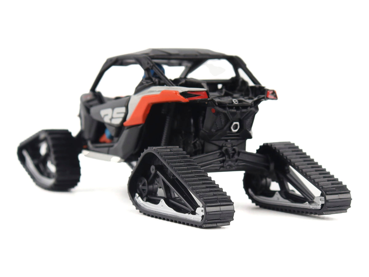 Can-Am Maverick X3 X RS Turbo RR Winter Version Chalk Gray and Magma Red with Driver Figure 1/32 Diecast Model by BRP Models - image 4