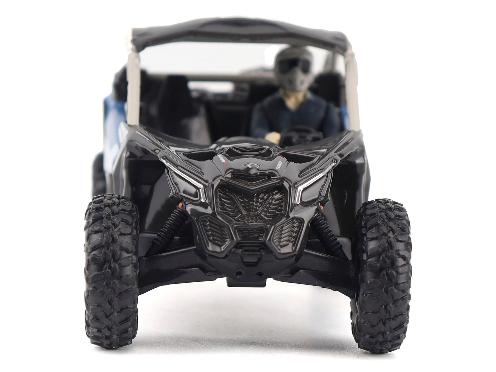 Can-Am Maverick X3 X RS Turbo RR Intense Blue and Chalk Gray with Driver Figure 1/32 Diecast Model by BRP Models - image 5