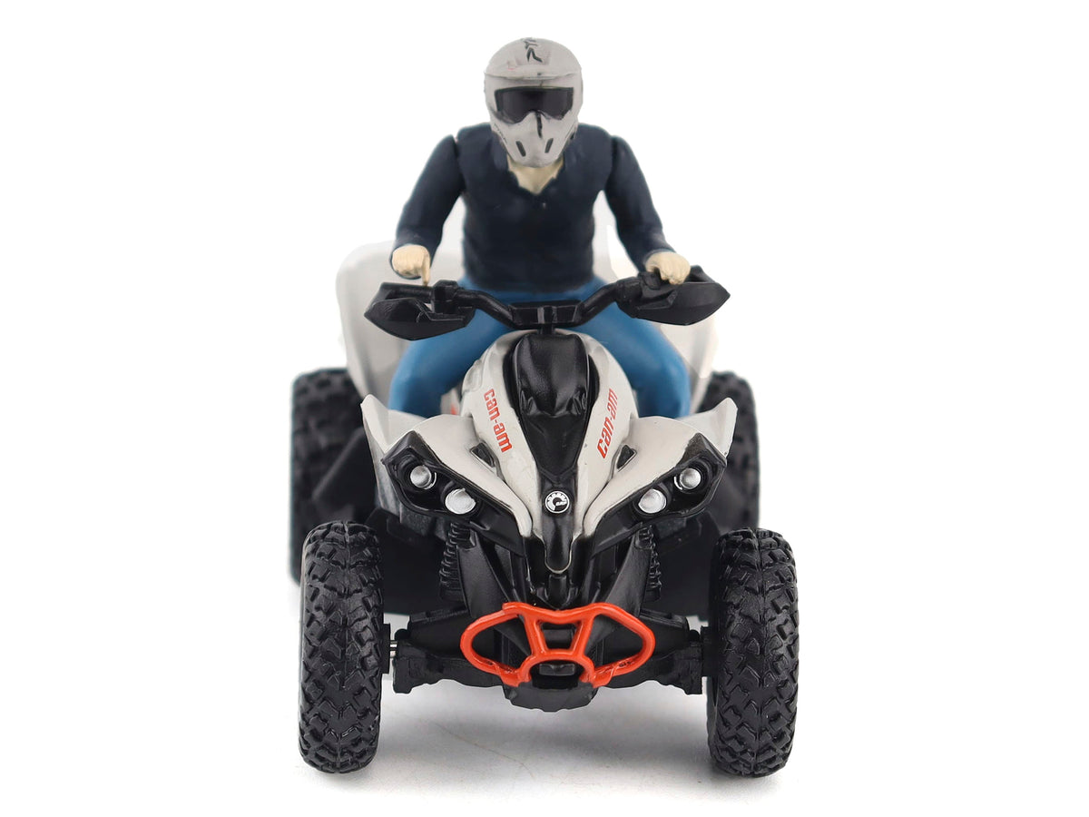 Can-Am Renegade X XC 1000R ATV Chalk Gray with Driver Figure 1/32 Diecast Model by BRP Models - image 4