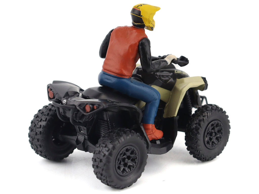 Can-Am Renegade X XC 1000R ATV Desert Tan with Driver Figure 1/32 Diecast Model by BRP Models - image 3