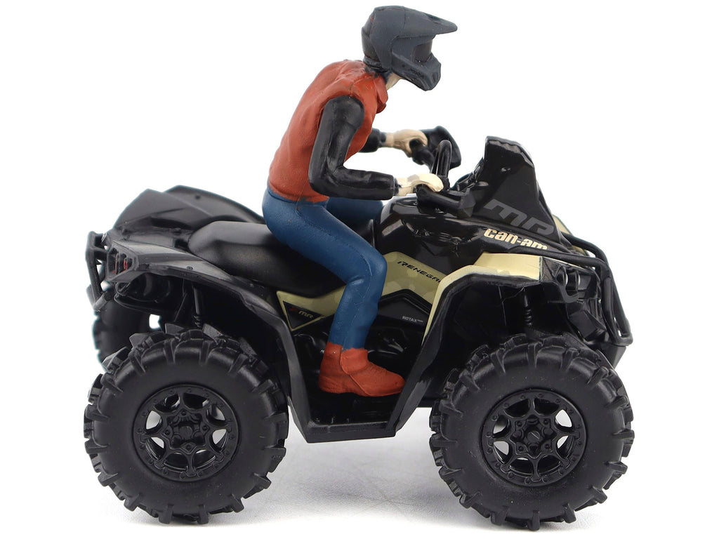 Can-Am Renegade X MR 1000R ATV Desert Tan with Driver Figure 1/32 Diecast Model by BRP Models - image 2