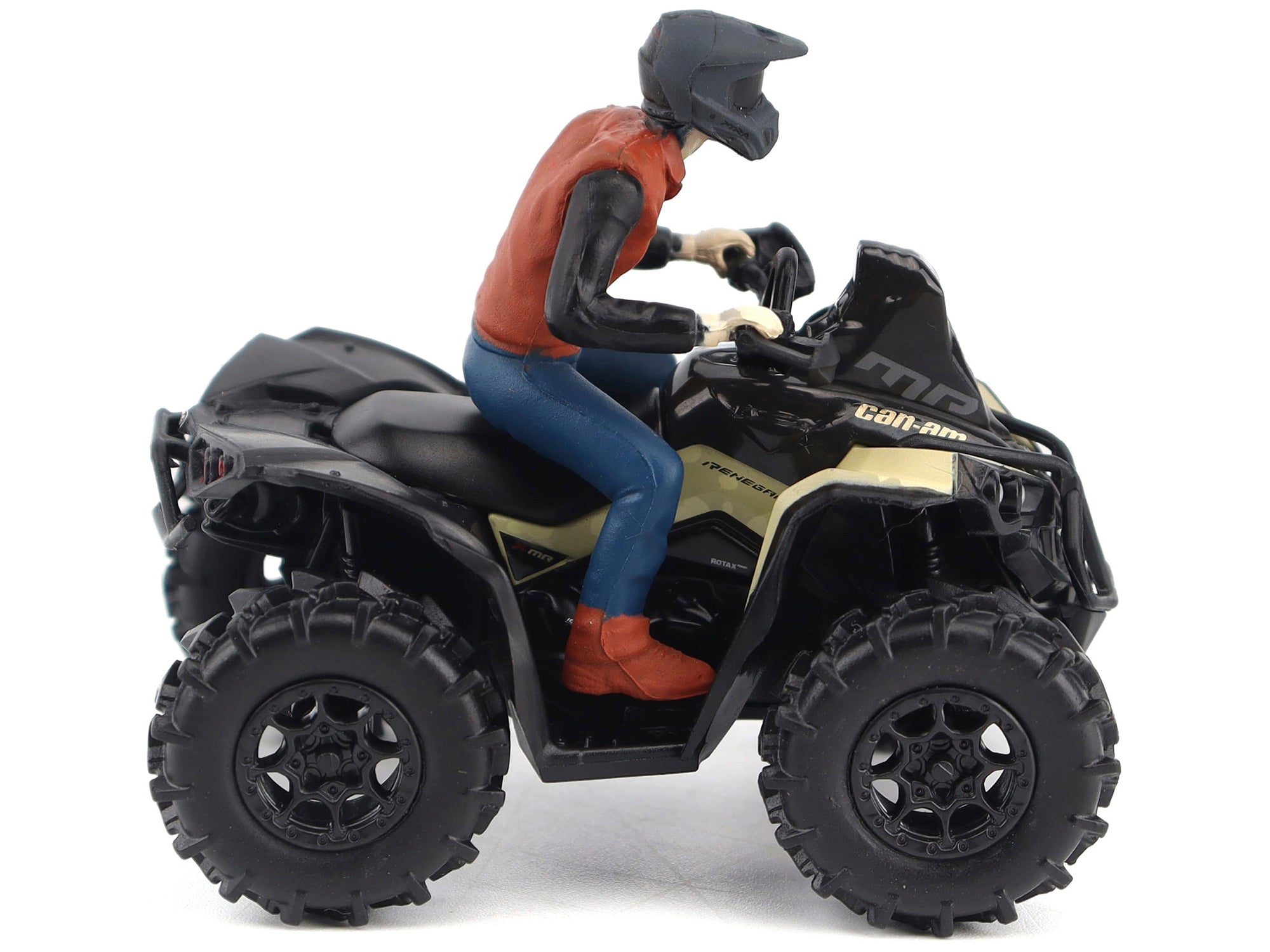 Can-Am Renegade X MR 1000R ATV Desert Tan with Driver Figure 1/32 Diecast Model by BRP Models - image 2