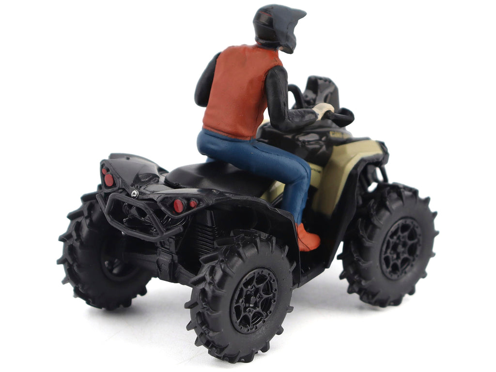 Can-Am Renegade X MR 1000R ATV Desert Tan with Driver Figure 1/32 Diecast Model by BRP Models - image 3
