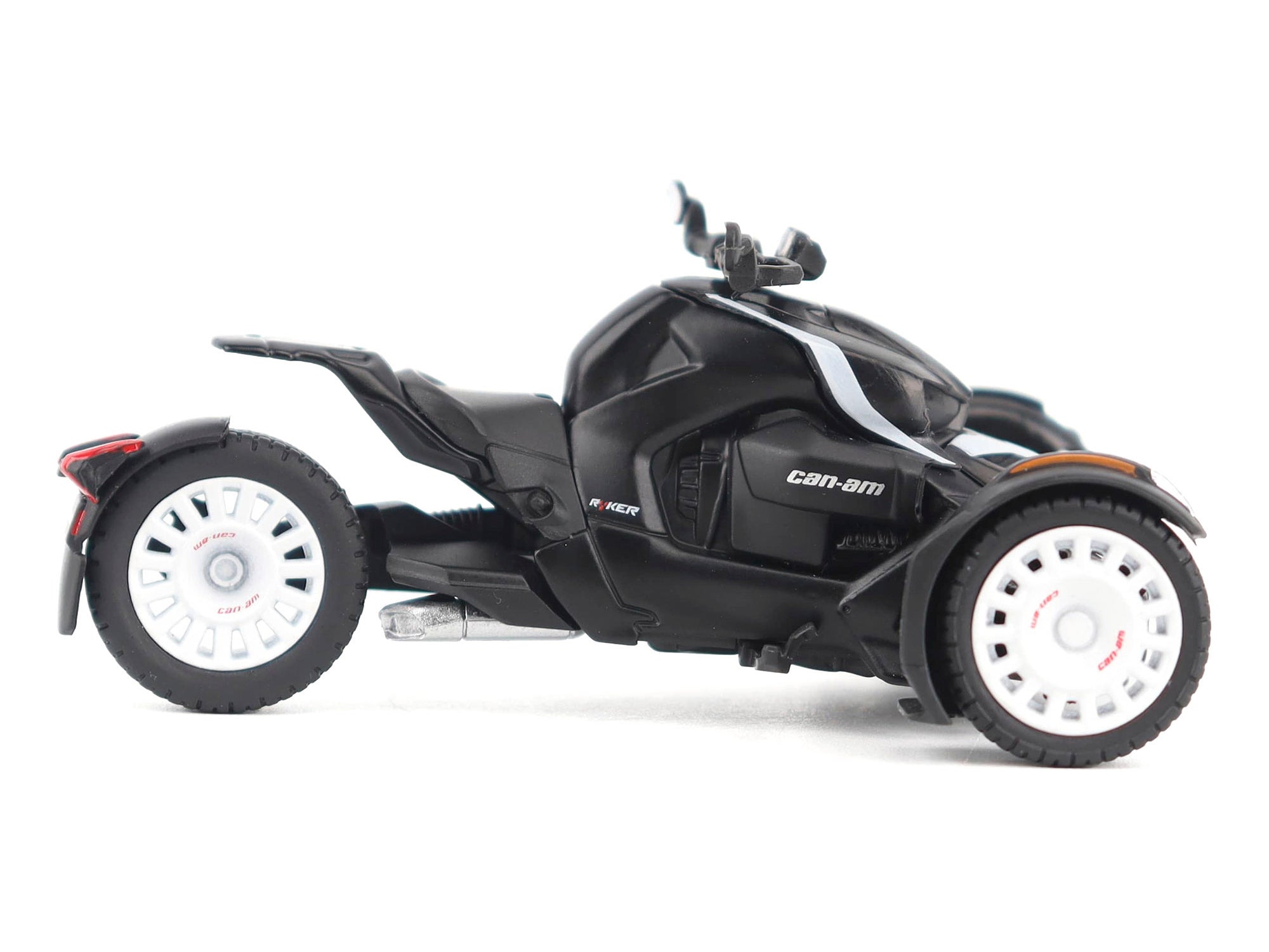 Can-Am Ryker Rally 3-Wheel Motorcycle Ghost Black 1/32 Diecast Model by BRP Models - image 3