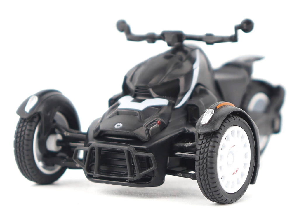 Can-Am Ryker Rally 3-Wheel Motorcycle Ghost Black 1/32 Diecast Model by BRP Models - image 2