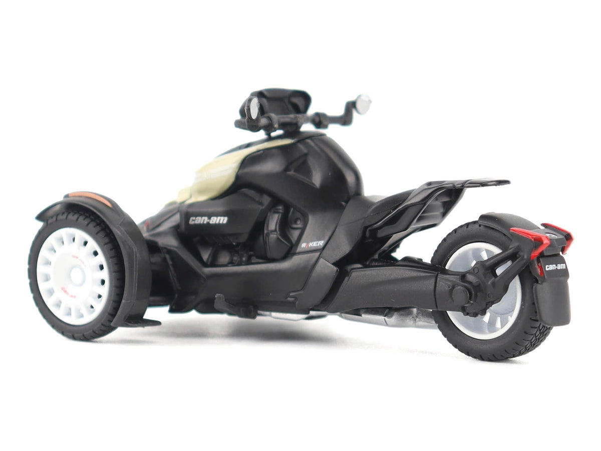 Can-Am Ryker Rally 3-Wheel Motorcycle Sand Storm and Black 1/32 Diecast Model by BRP Models - image 3