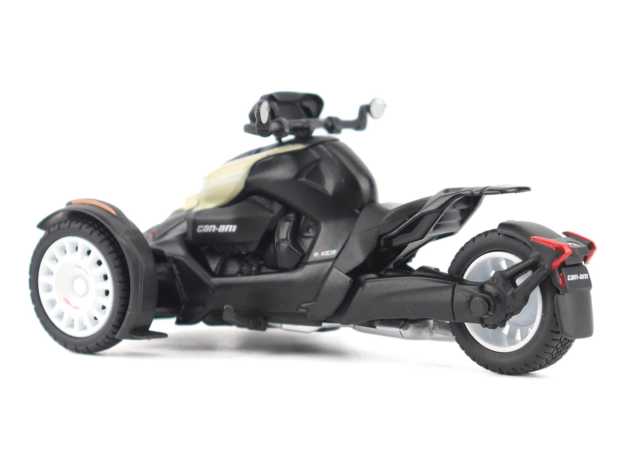 Can-Am Ryker Rally 3-Wheel Motorcycle Sand Storm and Black 1/32 Diecast Model by BRP Models - image 3