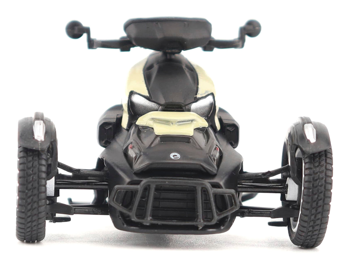 Can-Am Ryker Rally 3-Wheel Motorcycle Sand Storm and Black 1/32 Diecast Model by BRP Models - image 4