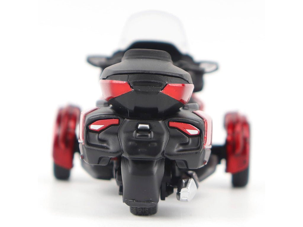Can-Am Spyder RT Limited 3-Wheel Motorcycle Deep Marsala Red Metallic with Driver Figure 1/32 Diecast Model by BRP Models - image 5