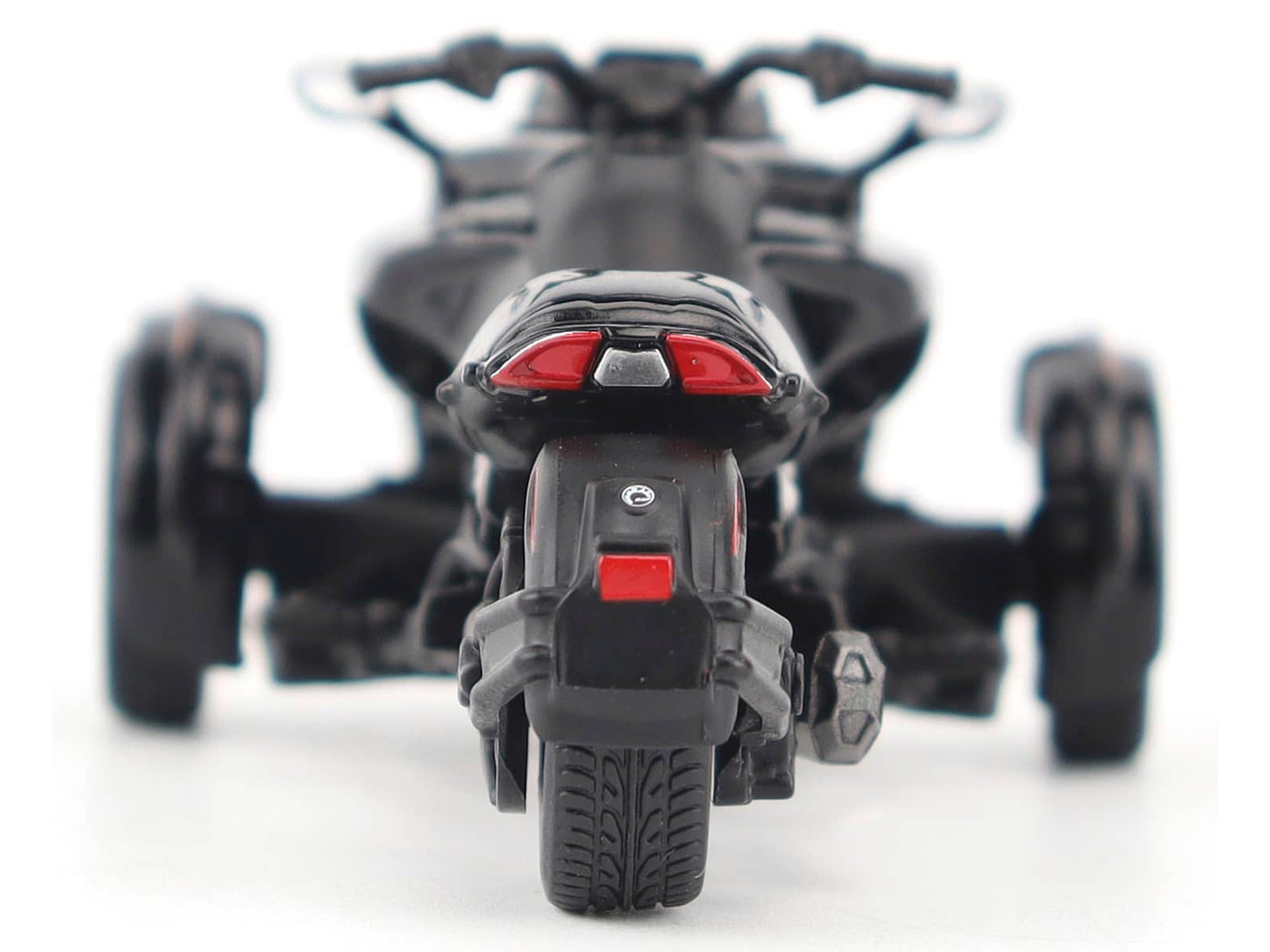 Can-Am Spyder F3 3-Wheel Motorcycle Steel Black Metallic 1/32 Diecast Model by BRP Models - image 5