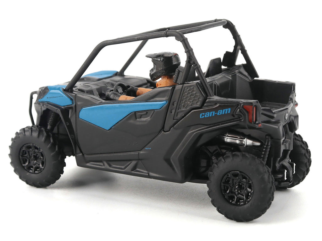Can-Am Maverick Trail DPS 1000 Blue and Black with Driver Figure 1/32 Diecast Model by BRP Models - image 3