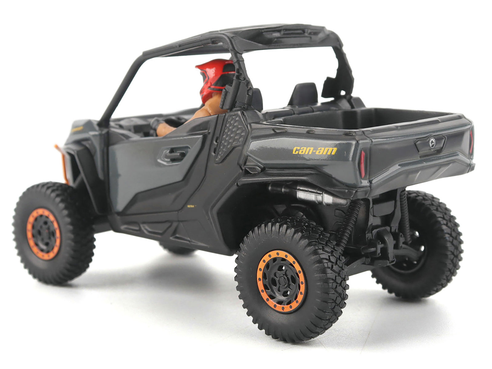 Can-Am Commander XT-P 1000R Gray and Orange with Driver Figure 1/32 Diecast Model by BRP Models - image 3