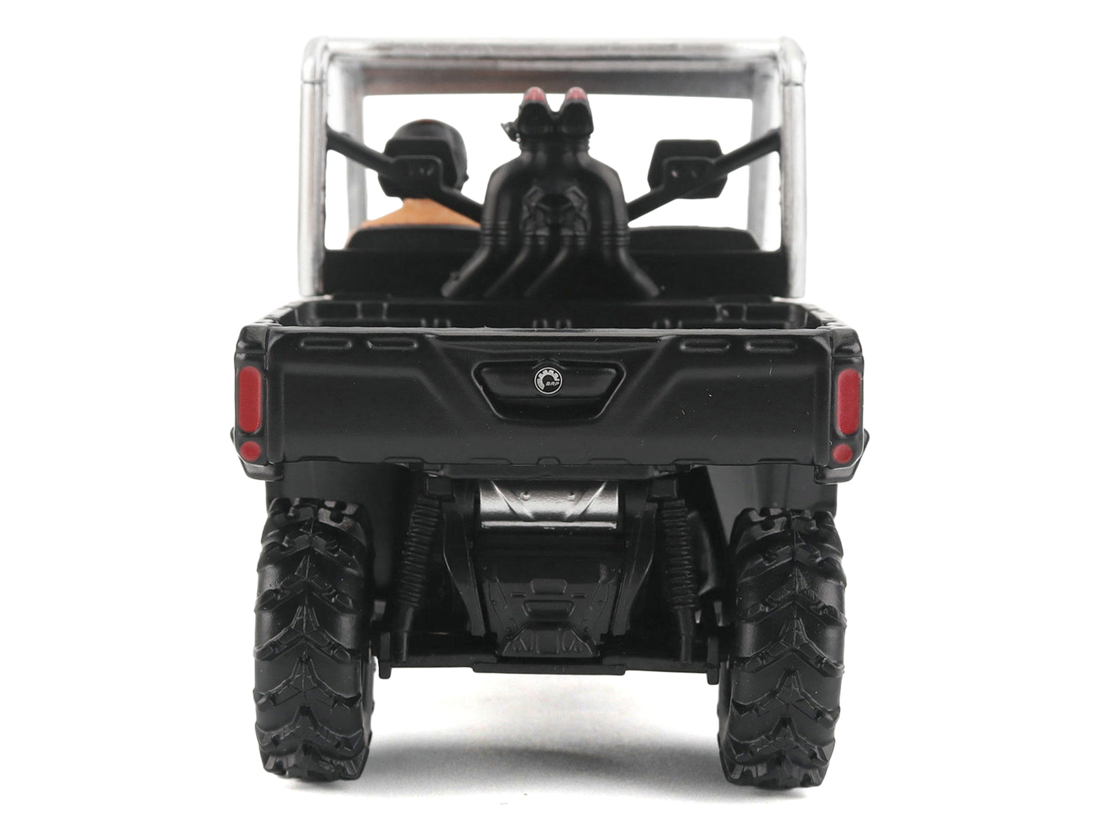 Can-Am Defender XMR Silver Metallic and Black with Driver Figure 1/32 Diecast Model by BRP Models - image 4