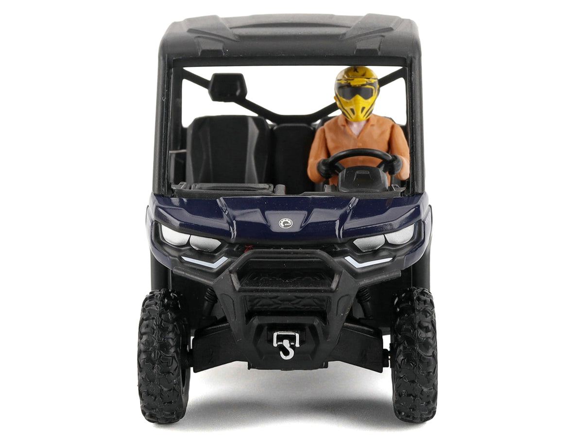 Can-Am Defender XT HD9 Navy Blue and Black with Driver Figure 1/32 Diecast Model by BRP Models - image 5
