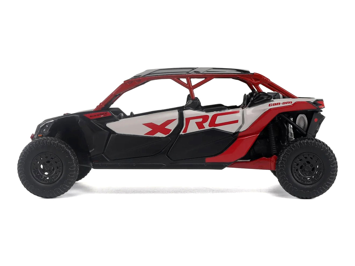 Can-Am Maverick X3 MAX X RC Turbo RR Gray and Red 1/32 Diecast Model by BRP Models - image 2