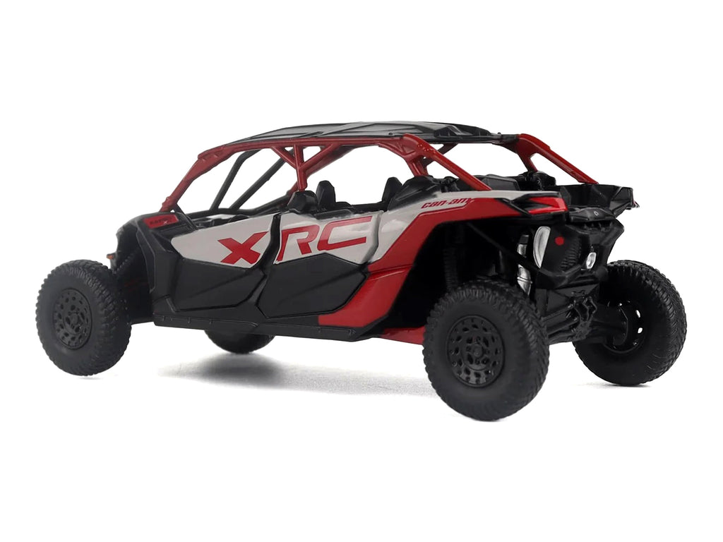 Can-Am Maverick X3 MAX X RC Turbo RR Gray and Red 1/32 Diecast Model by BRP Models - image 3