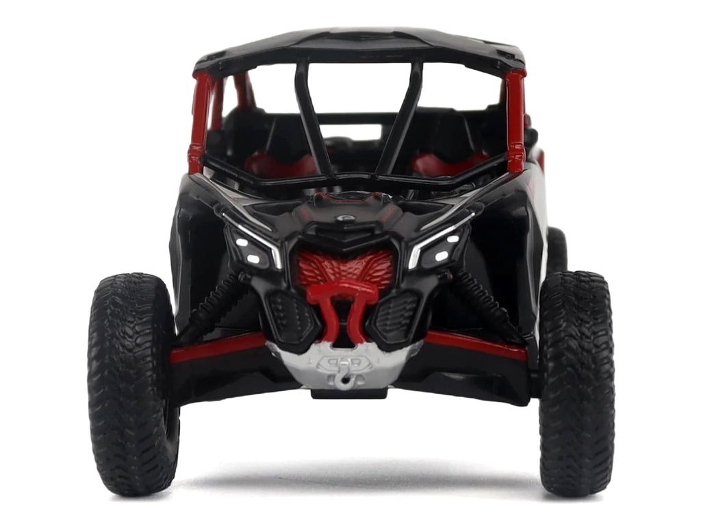 Can-Am Maverick X3 MAX X RC Turbo RR Gray and Red 1/32 Diecast Model by BRP Models - image 4