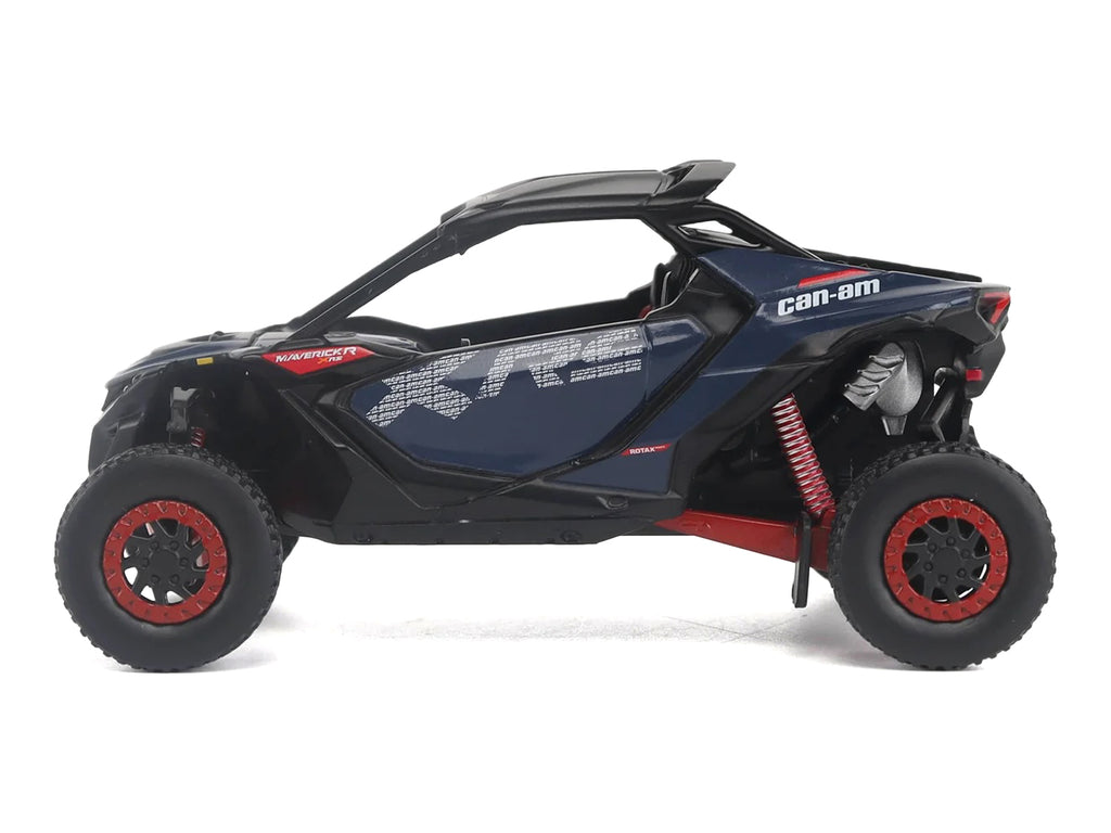 Can-Am Maverick R X RS with Smart-Shox Dark Blue and Red 1/32 Diecast Model by BRP Models - image 2